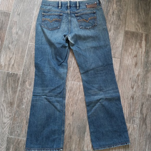 Vintage Diesel Industry Boot Cut Mid Rise Jeans Made in Italy - Picture 9 of 16